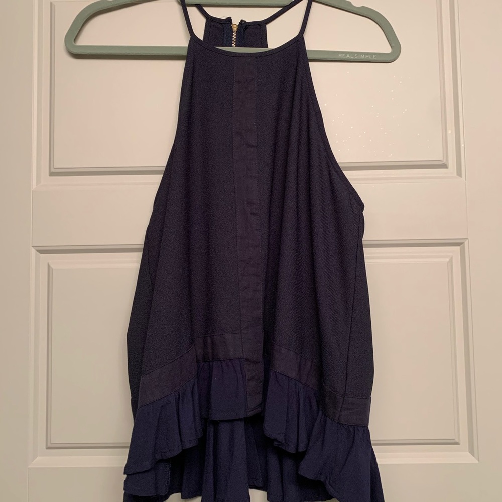 Navy Blue Top